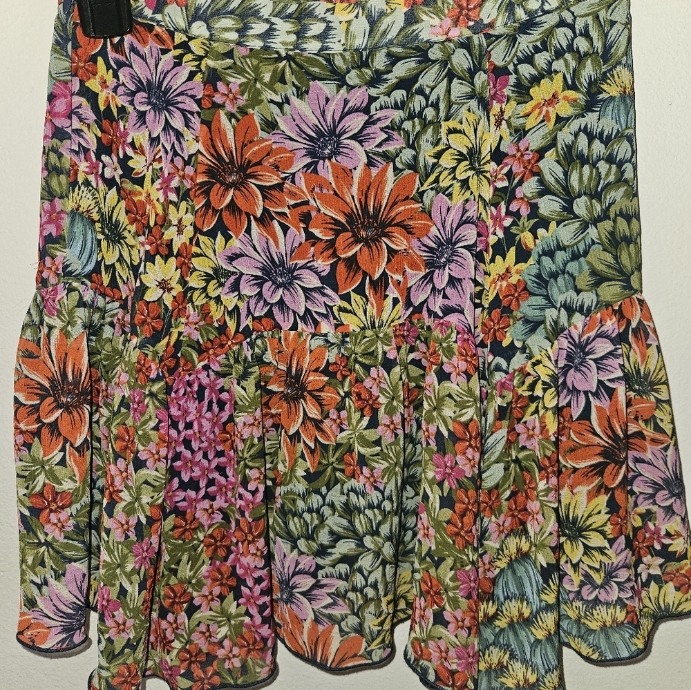 Urban Outfitters Floral Mini Skirt Size Xs - Picture 7 of 12